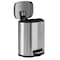 Hls Commercial 1.32 Gallon / 5 Liter Stainless Steel Soft Step Pedal Commercial Trash Can with Removable Plastic Liner and Odor Filter HLSS01R - alternate 7